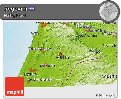 Physical Panoramic Map of Regavim