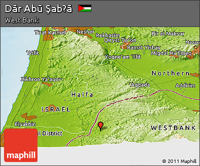 Physical Panoramic Map of Dār Abū Şabḩā
