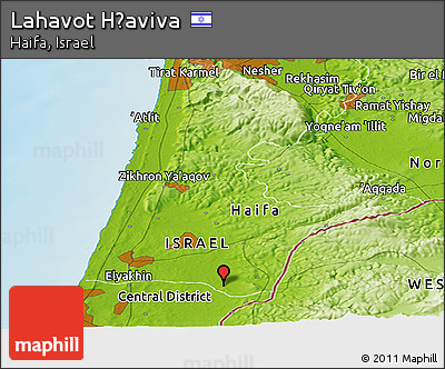 Physical Panoramic Map of Lahavot H̱aviva