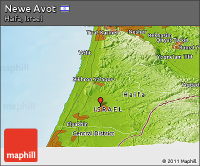 Physical Panoramic Map of Newe Avot