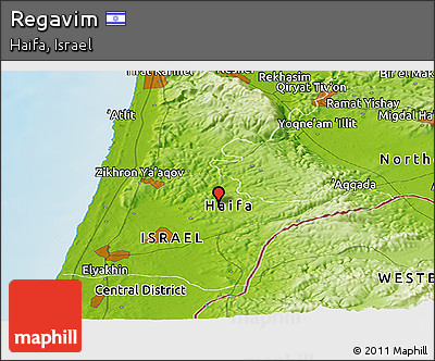 Physical Panoramic Map of Regavim