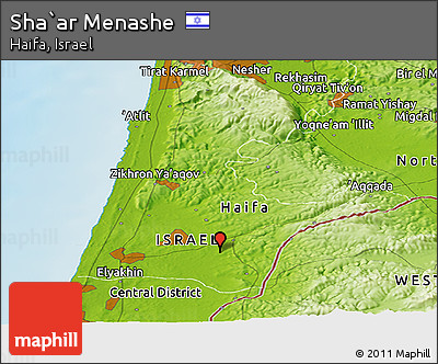 Physical Panoramic Map of Sha`ar Menashe