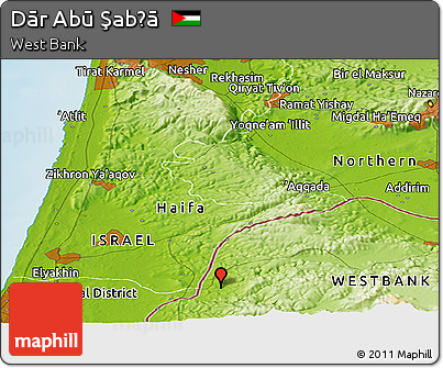 Physical Panoramic Map of Dār Abū Şabḩā