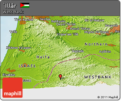 Physical Panoramic Map of `Illār