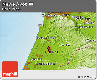 Physical Panoramic Map of Newe Avot