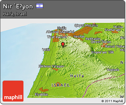 Physical Panoramic Map of Nir `Eẕyon