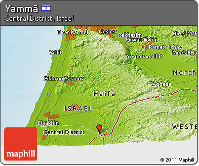 Physical Panoramic Map of Yammā
