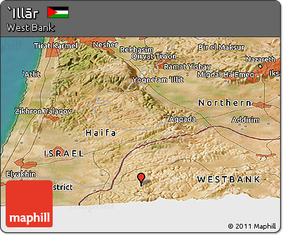 Satellite Panoramic Map of `Illār