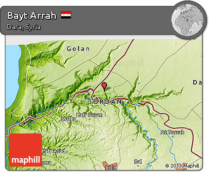 Physical 3D Map of Bayt Arrah