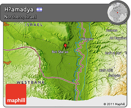 Physical 3D Map of H̱amadya