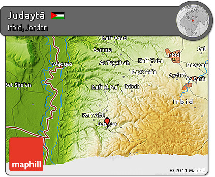 Physical 3D Map of Judaytā