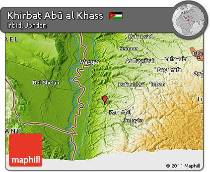 Physical 3D Map of Khirbat Abū Al Khass