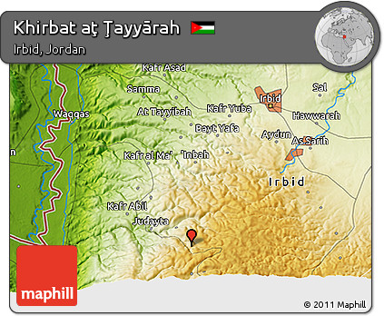 Physical 3D Map of Khirbat Aţ Ţayyārah