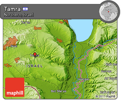 Physical 3D Map of Tamra