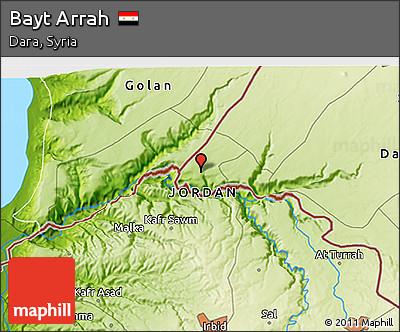 Physical 3D Map of Bayt Arrah