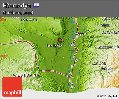Physical 3D Map of H̱amadya