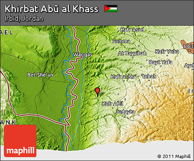 Physical 3D Map of Khirbat Abū Al Khass