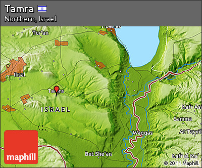 Physical 3D Map of Tamra