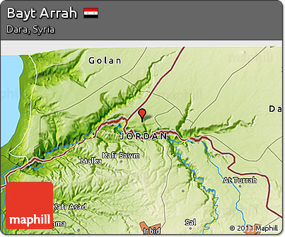 Physical 3D Map of Bayt Arrah