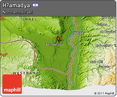 Physical 3D Map of H̱amadya