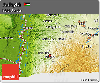 Physical 3D Map of Judaytā