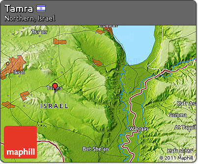 Physical 3D Map of Tamra
