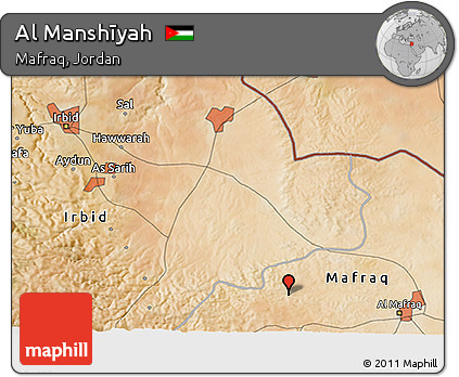 Satellite 3D Map of Al Manshīyah