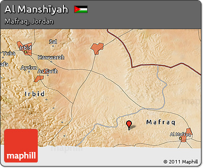 Satellite 3D Map of Al Manshīyah
