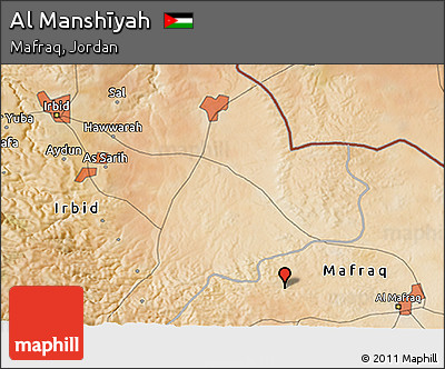 Satellite 3D Map of Al Manshīyah