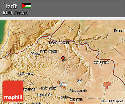 Satellite 3D Map of `Izrīt