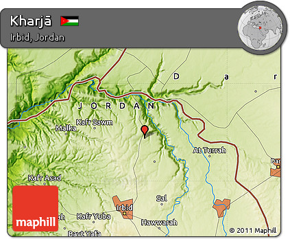 Physical Map of Kharjā