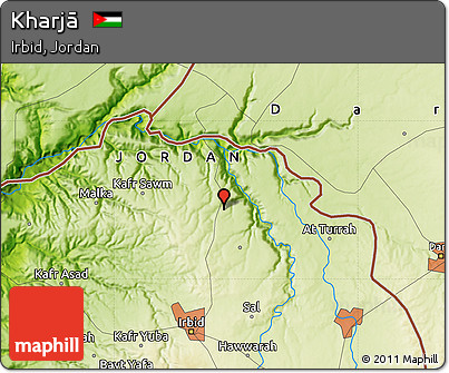 Physical Map of Kharjā