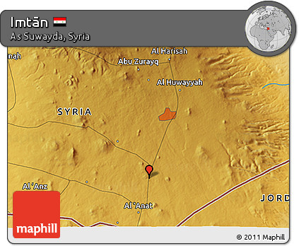 Physical 3D Map of Imtān