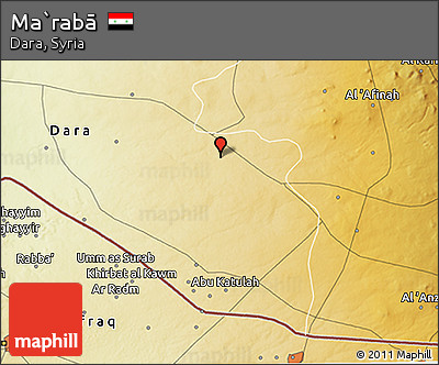 Physical 3D Map of Ma`rabā