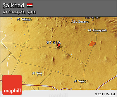 Physical 3D Map of Şalkhad