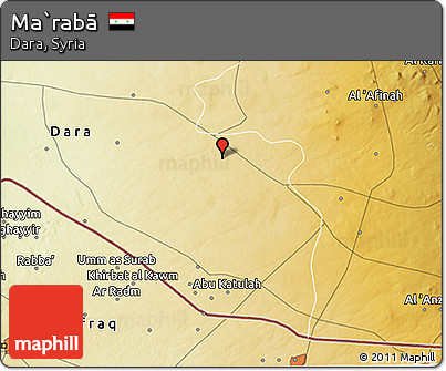Physical 3D Map of Ma`rabā