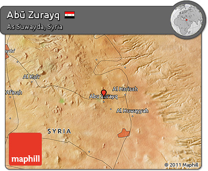 Satellite 3D Map of Abū Zurayq