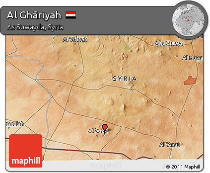 Satellite 3D Map of Al Ghāriyah