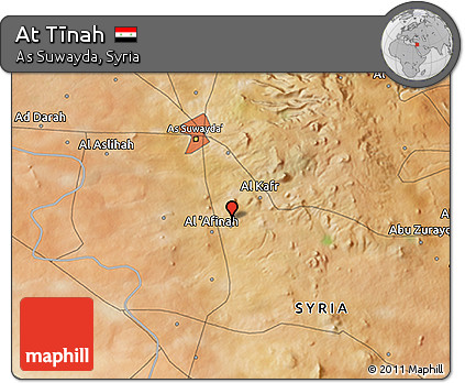 Satellite 3D Map of At Tīnah