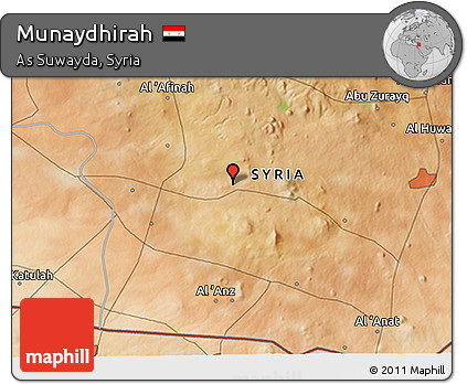 Satellite 3D Map of Munaydhirah