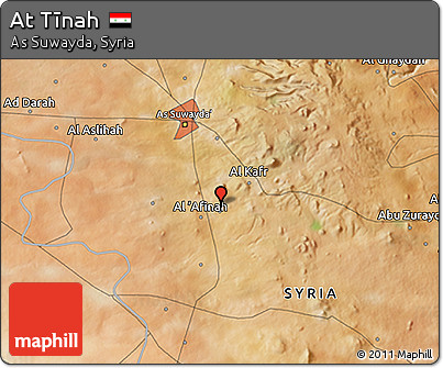 Satellite 3D Map of At Tīnah