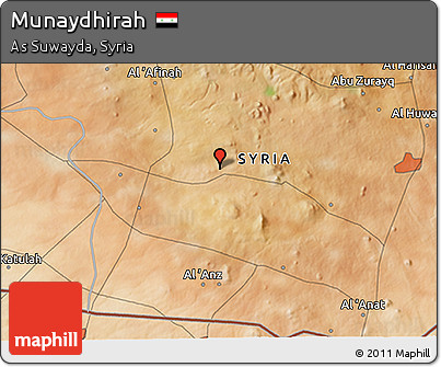 Satellite 3D Map of Munaydhirah