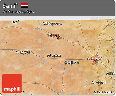 Satellite 3D Map of Samī`