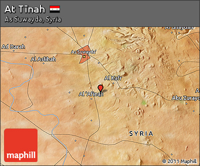 Satellite 3D Map of At Tīnah