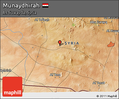Satellite 3D Map of Munaydhirah