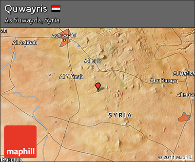 Satellite 3D Map of Quwayris