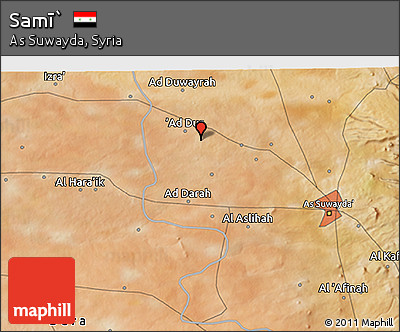 Satellite 3D Map of Samī`
