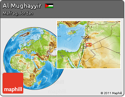 Physical Location Map of Al Mughayyir