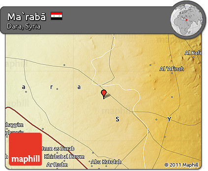 Physical Map of Ma`rabā