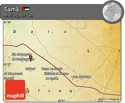 Physical Map of Samā